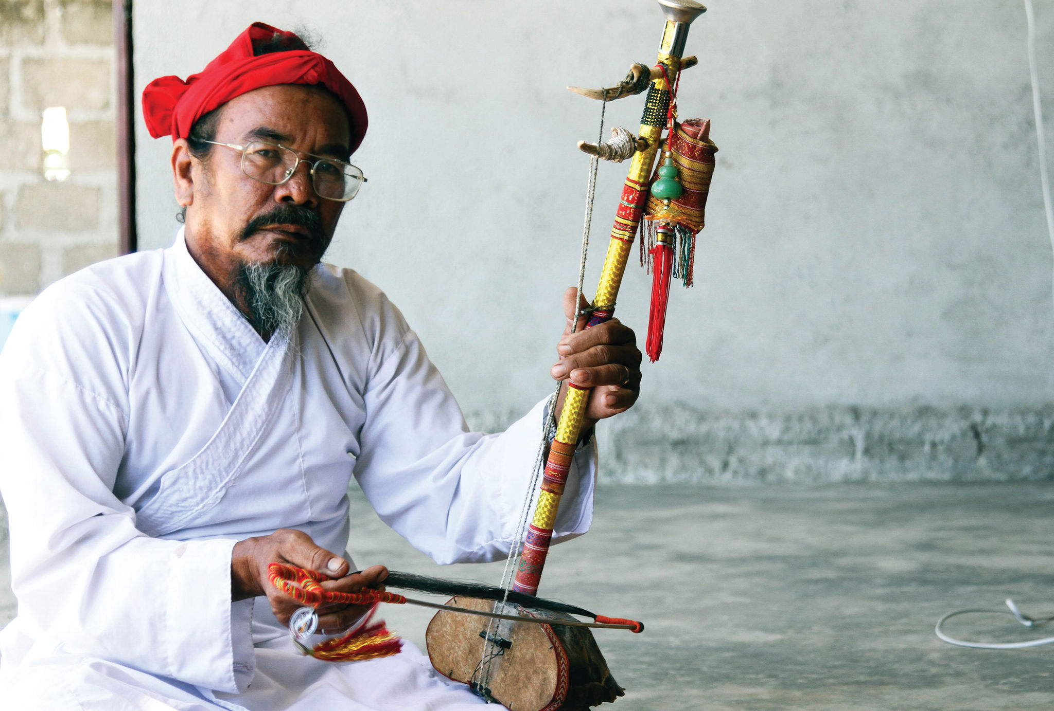 Nghệ nhân Ưu tú Thành Văn Lũy.