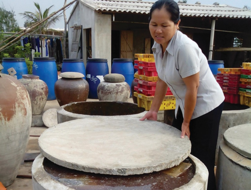 Làng nghề chế biến nước mắm truyền thống ở Quảng Bình mong muốn  được đầu tư xây dựng các công trình xử lý môi trường.