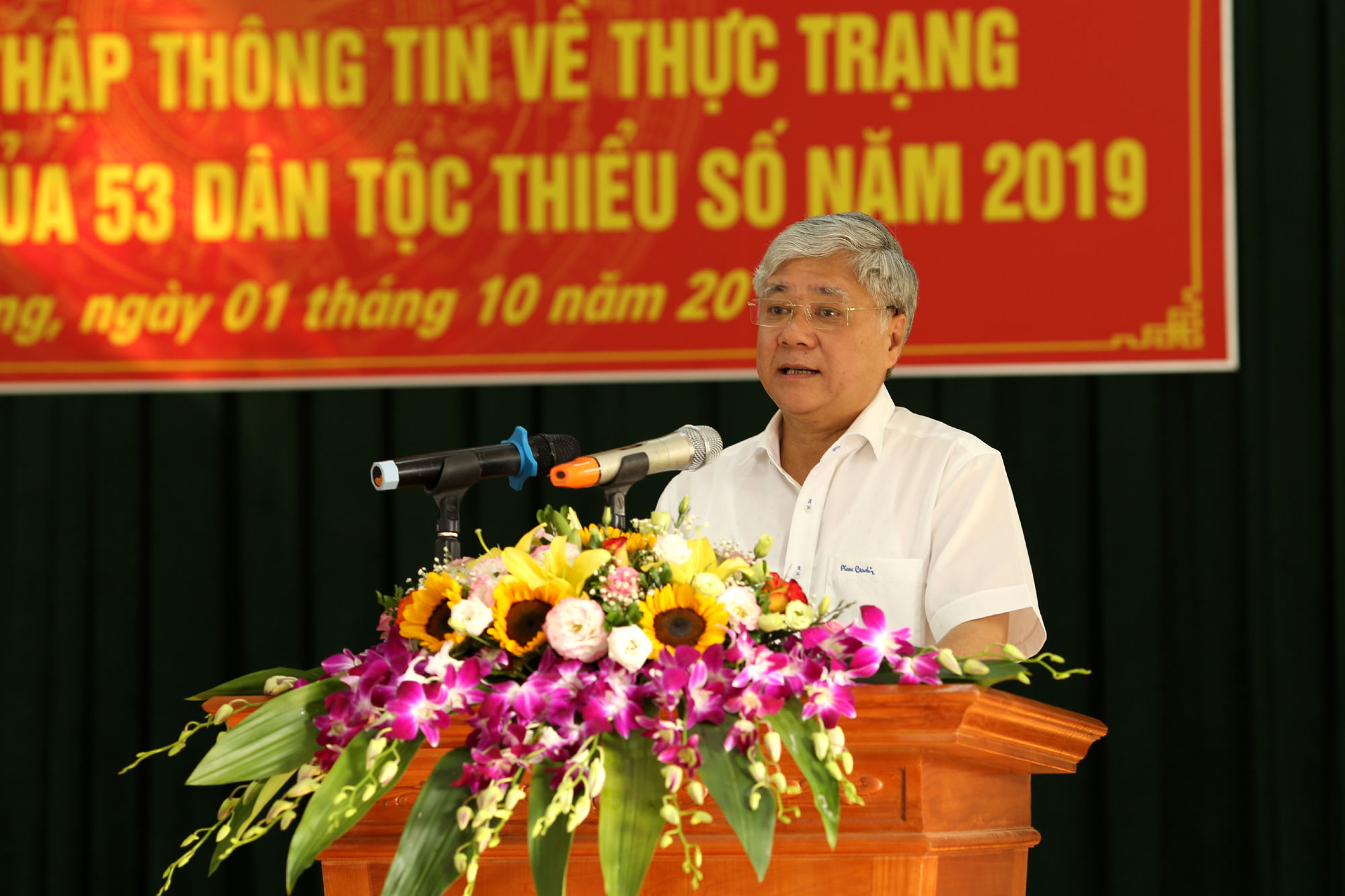 Bộ trưởng, Chủ nhiệm Đỗ Văn Chiến phát biểu tại Lễ ra quân.