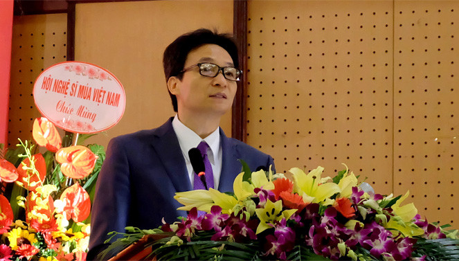 Phó Thủ tướng Vũ Đức Đam phát biểu  tại Đại hội
