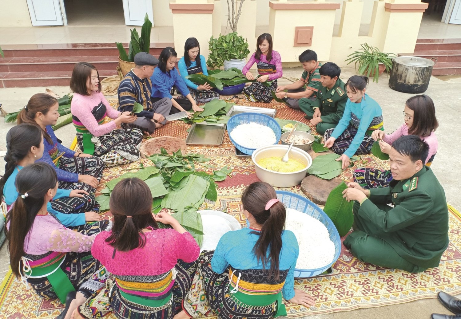 Xuân ấm áp tình quân dân tại Đồn Biên phòng cửa khẩu Quốc tế Na Mèo