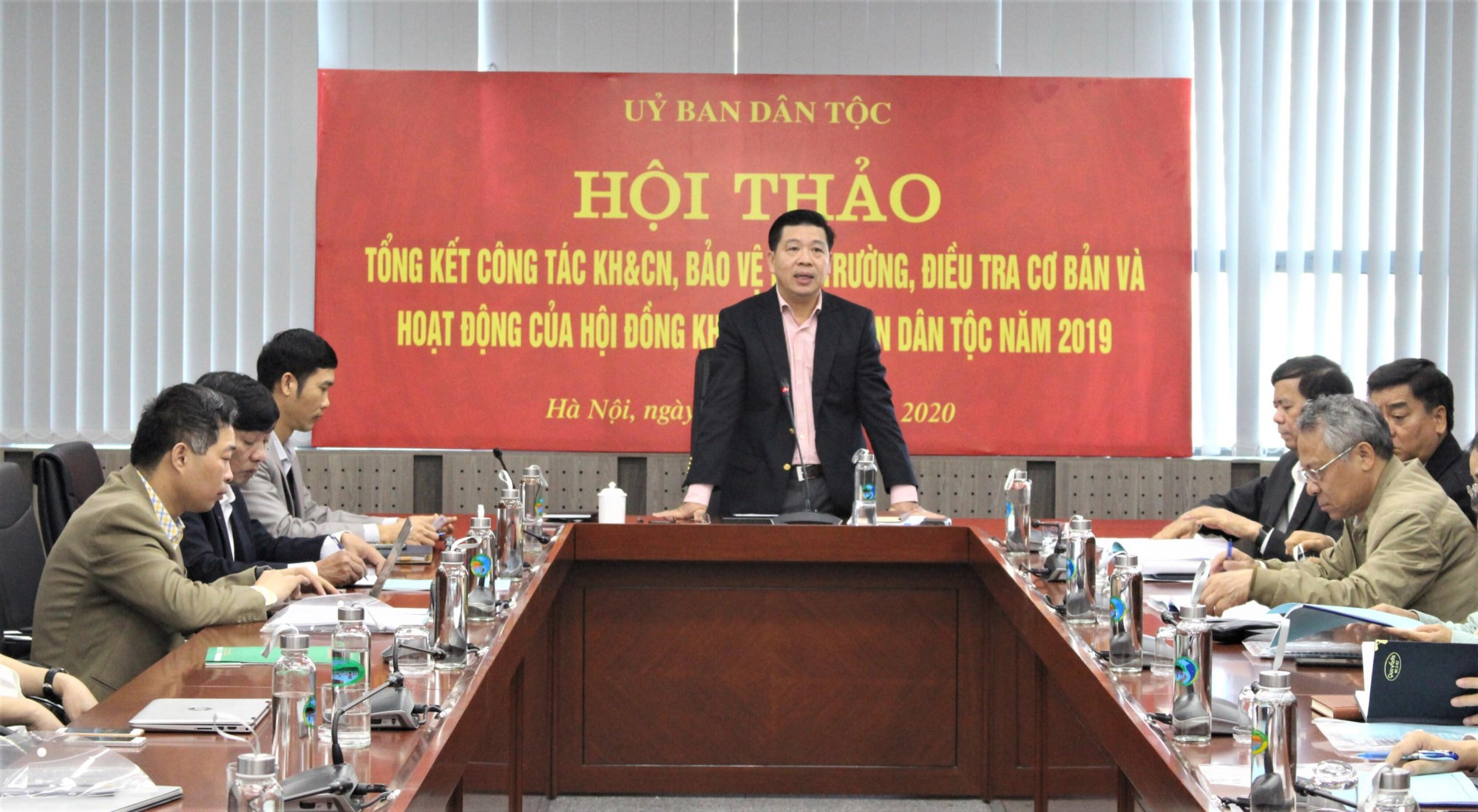TS.Lê Sơn Hải, Thứ trưởng, Phó Chủ nhiệm UBDT, Chủ tịch Hội đồng KH&CN chủ trì buổi Hội thảo