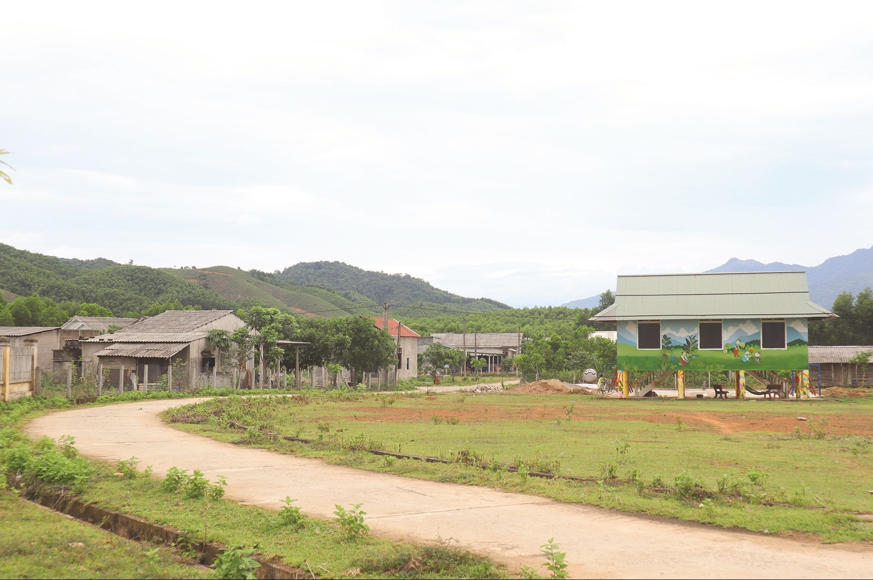 Một góc của xã Ba Lòng hôm nay