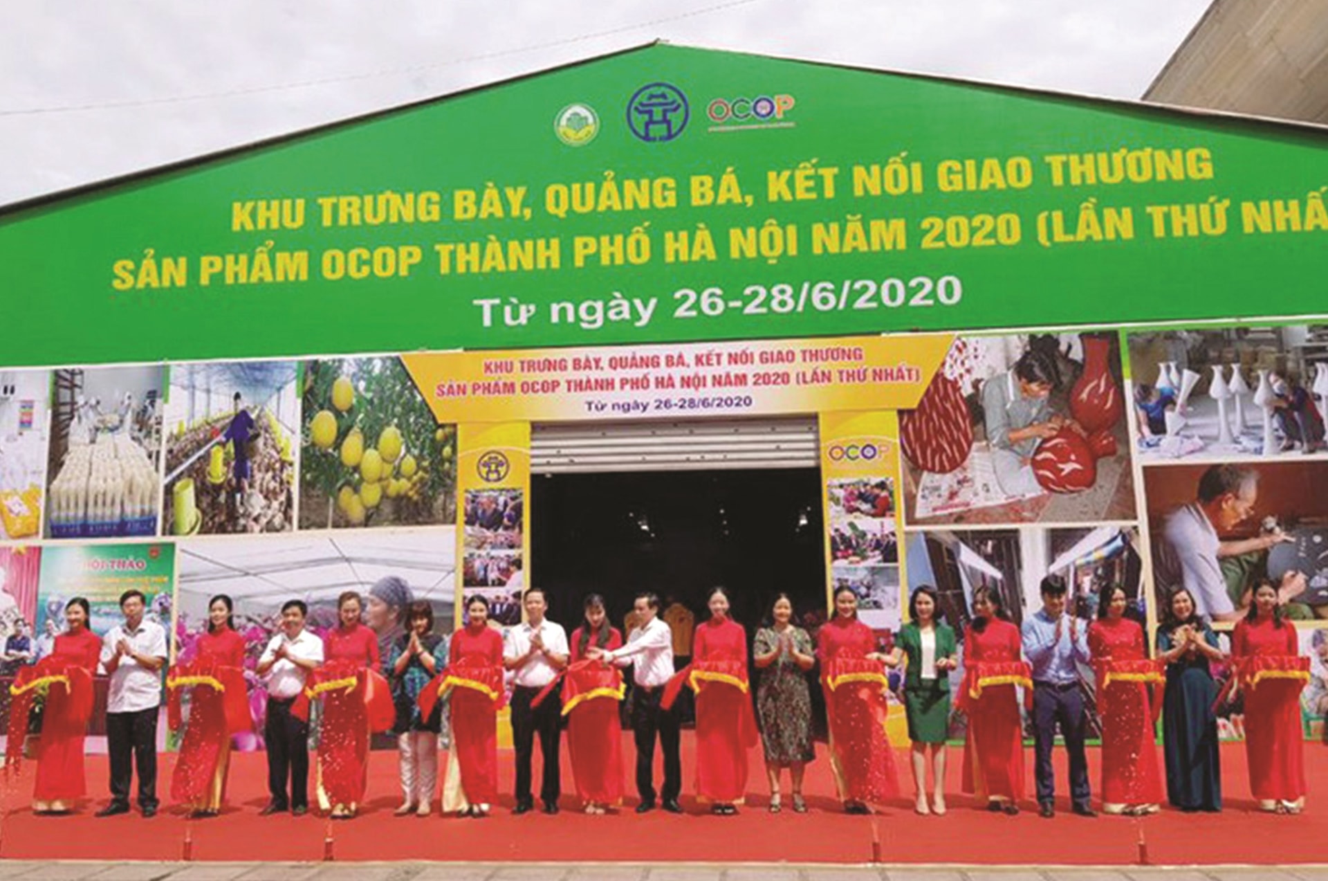 Khu trưng bày các sản phẩm OCOP là địa chỉ kết nối, giao thương.