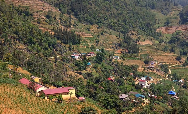 Bản làng bình yên tại vùng cao Sán Chải (Si Ma Cai).