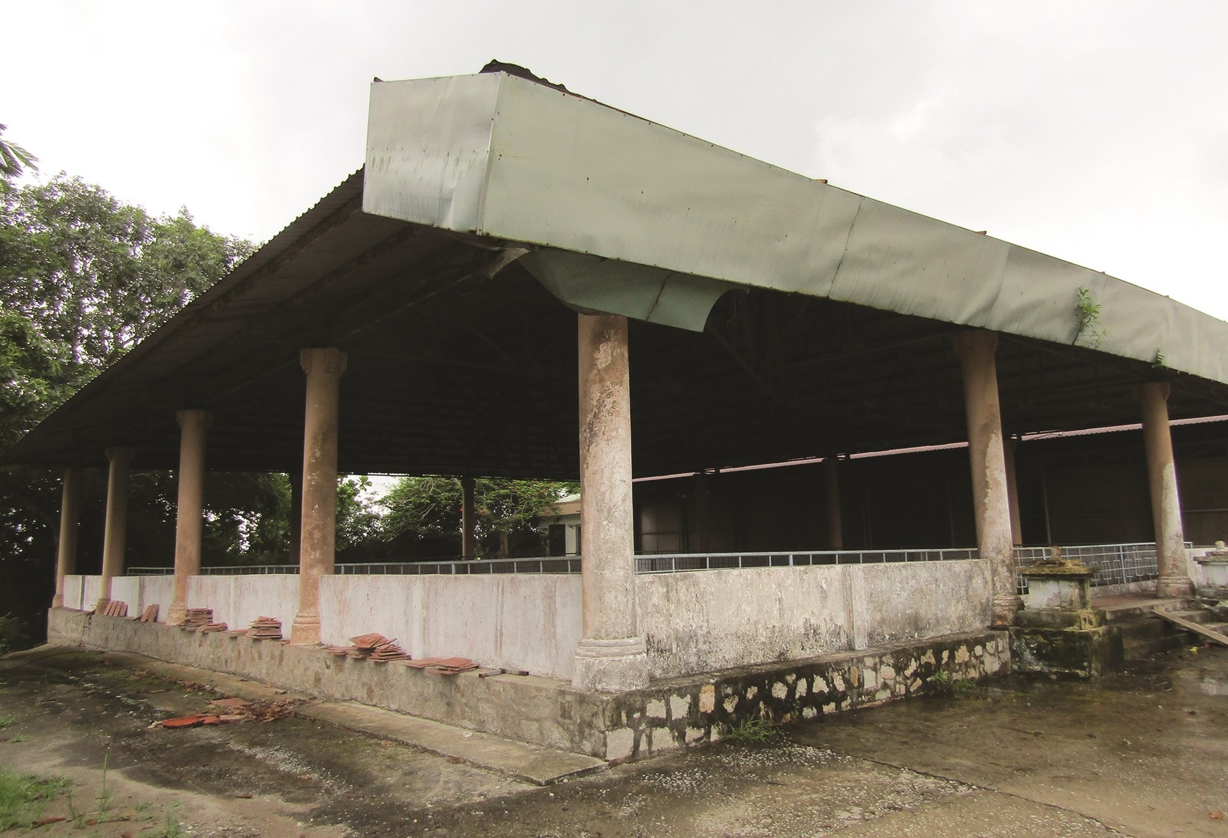 Khu chính trong KDT Gò Cây Thị đã bị xuống cấp trầm trọng