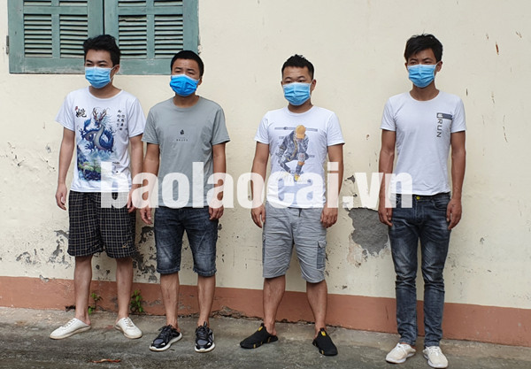 4 công dân Trung Quốc nhập cảnh trái phép vào Việt Nam.