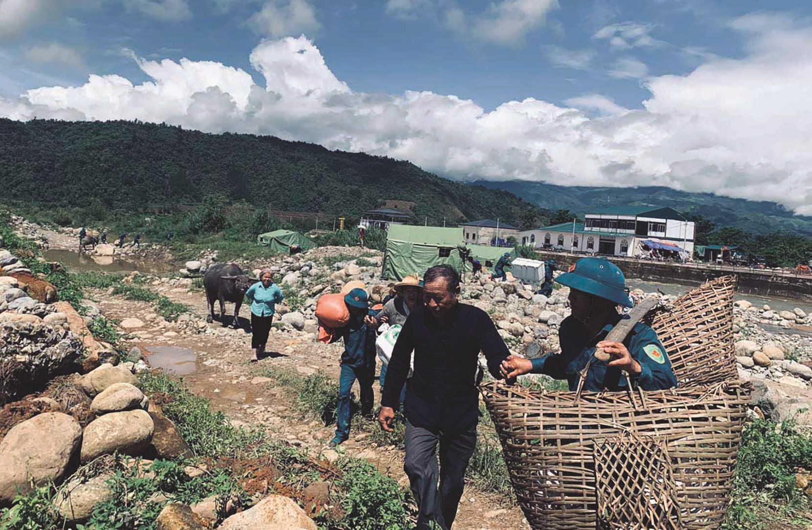 Phòng chống thiên tai được triển khai theo phương châm “4 tại chỗ”.  (Ảnh minh họa)