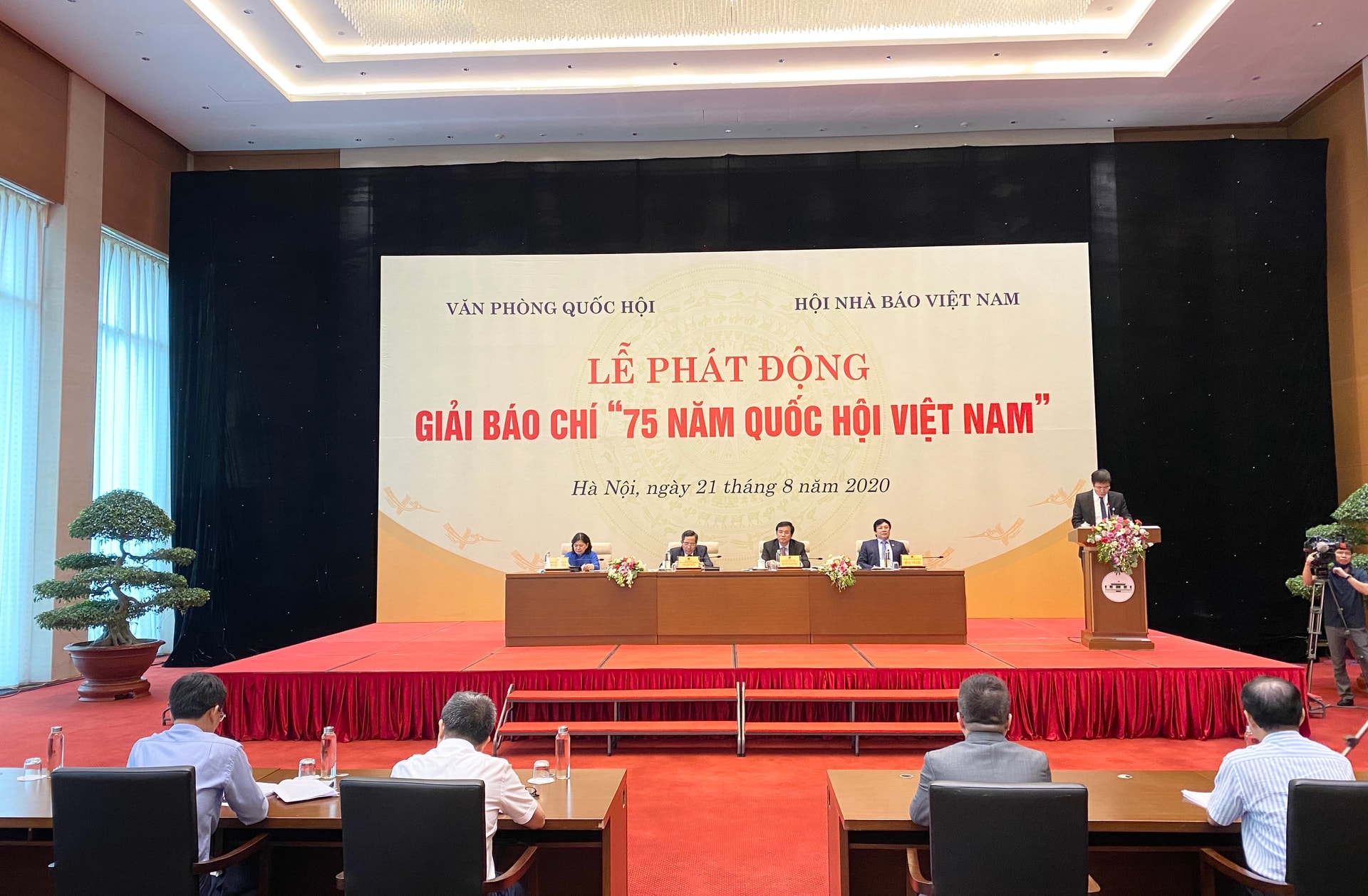 Toàn cảnh Lễ phát động Giải báo chí “75 năm Quốc hội Việt Nam”
