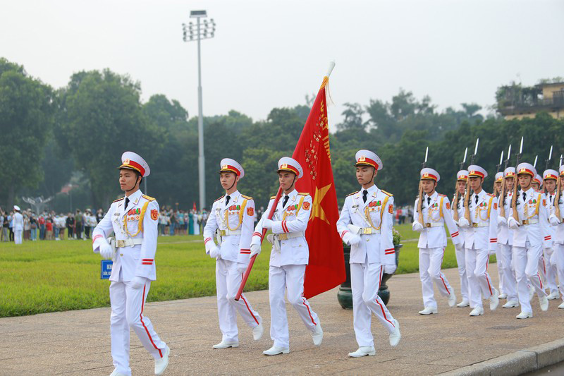 Trang nghiêm lễ chào cờ trên Quảng trường Ba Đình ngày Quốc khánh 2/9 6