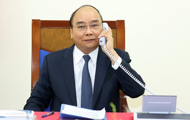 Thủ tướng Nguyễn Xuân Phúc khẳng định Việt Nam coi trọng quan hệ Đối tác chiến lược với Đức, nước có vai trò và vị thế quan trọng hàng đầu ở châu Âu và trên thế giới. Ảnh VGP