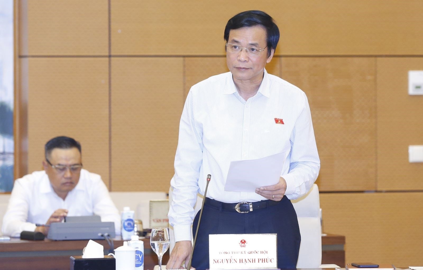Tổng Thư ký Quốc hội, Chủ nhiệm Văn phòng Quốc hội Nguyễn Hạnh Phúc. Ảnh: Doãn Tấn/TTXVN