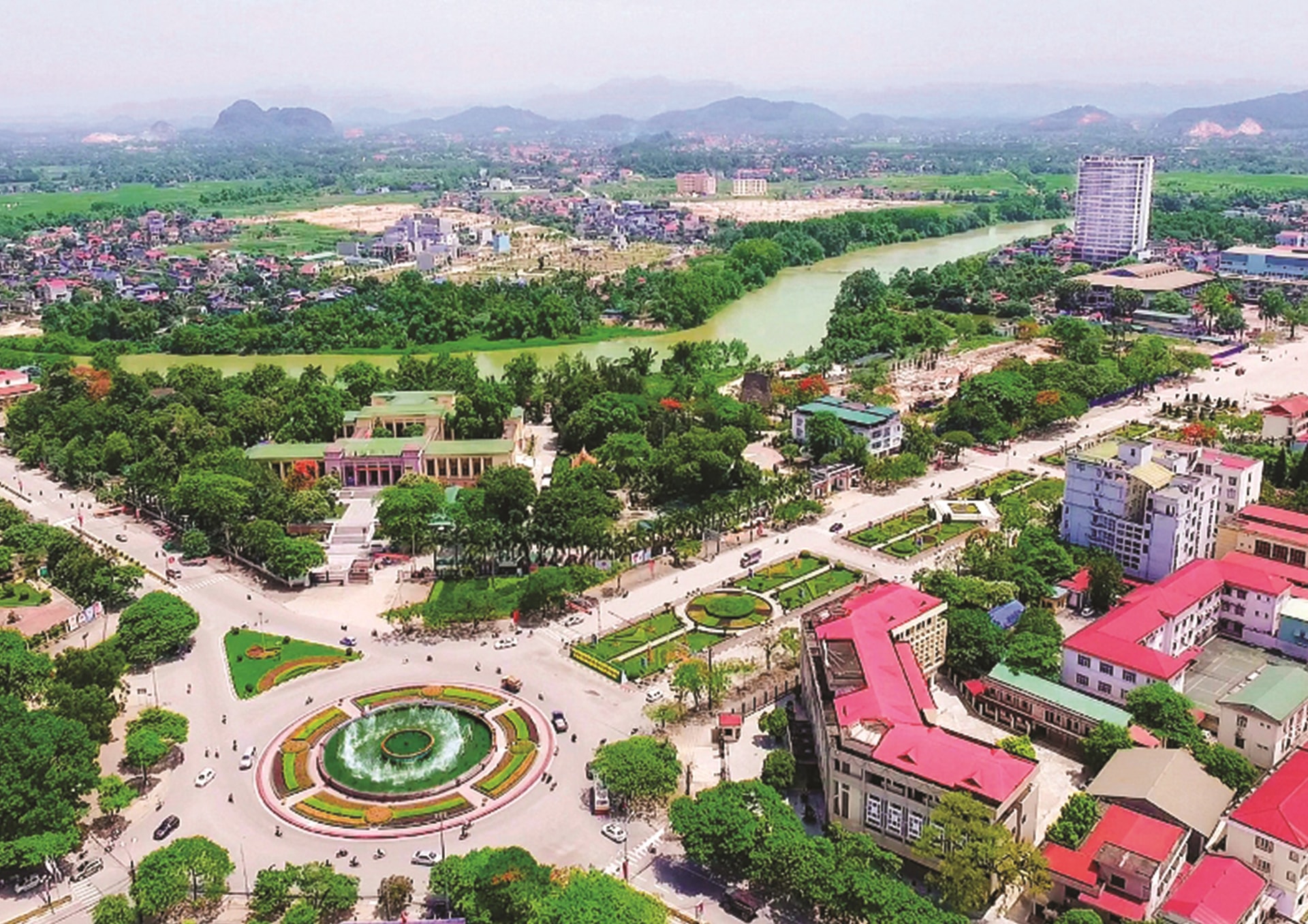 Tỉnh Thái Nguyên quyết tâm đưa Nghị quyết Đại hội Đảng bộ tỉnh lần thứ XX vào cuộc sống. (Trong ảnh: Một góc TP. Thái Nguyên) Ảnh: Tư liệu