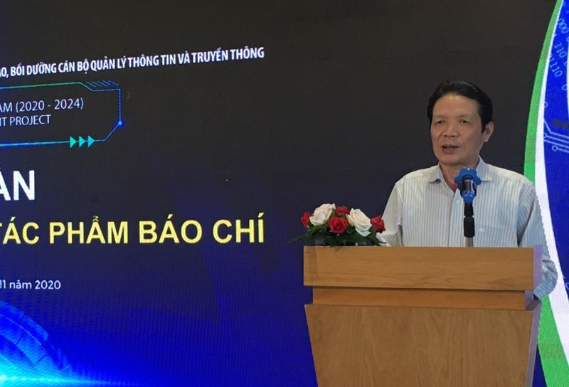 Thứ trưởng Bộ Thông tin và Truyền thông Hoàng Vĩnh  Bảo phát biểu tại Diễn đàn