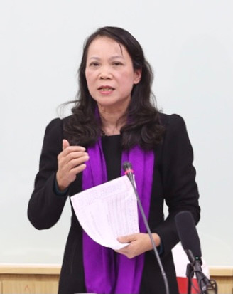 Thứ trưởng, Phó Chủ nhiệm UBDT Hoàng Thị Hạnh, Phó trưởng BTC Đại hội đại biểu toàn quốc các DTTS Việt Nam lần thứ II