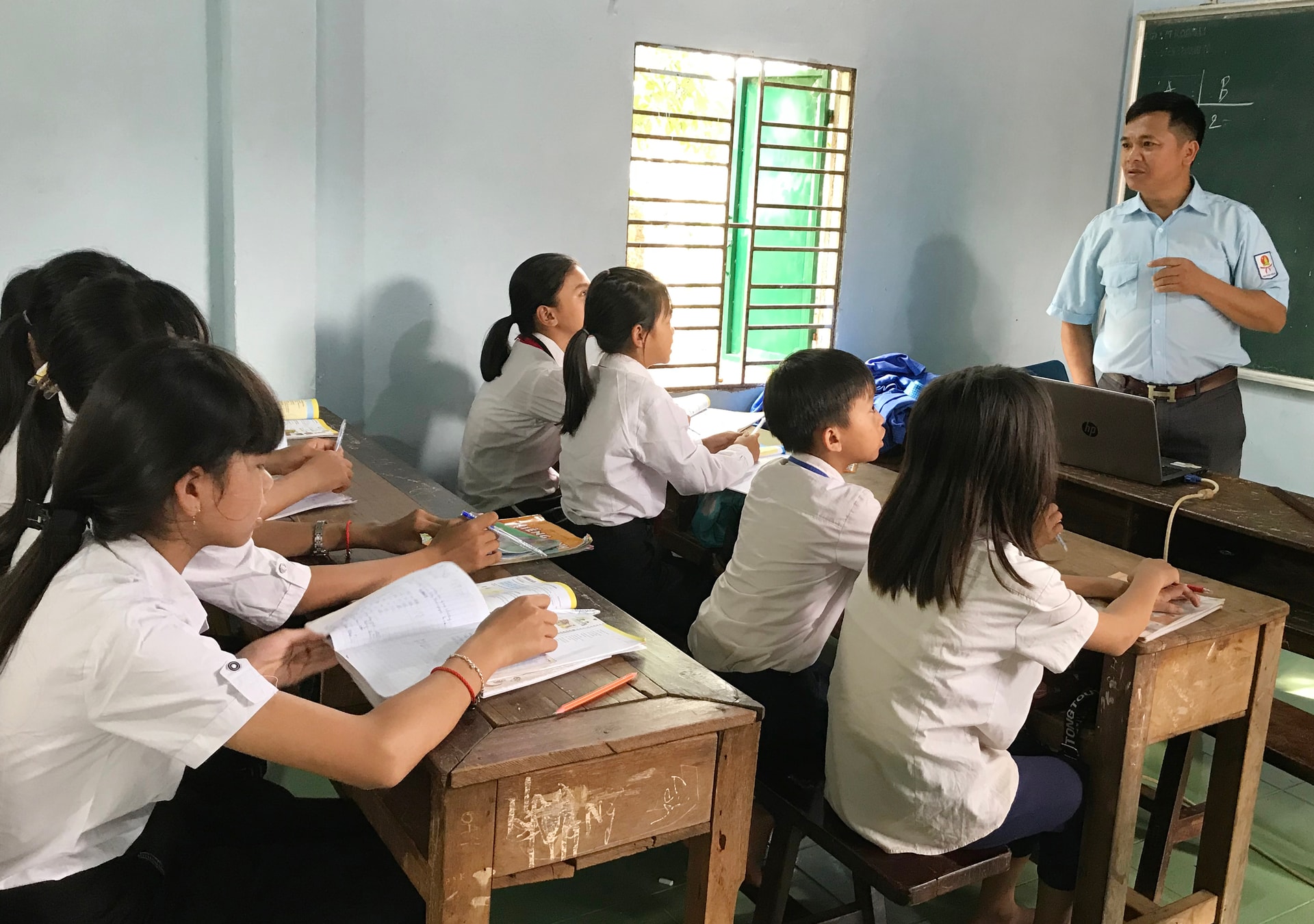 Giờ học tiếng  Anh của thầy Hải tại tại 