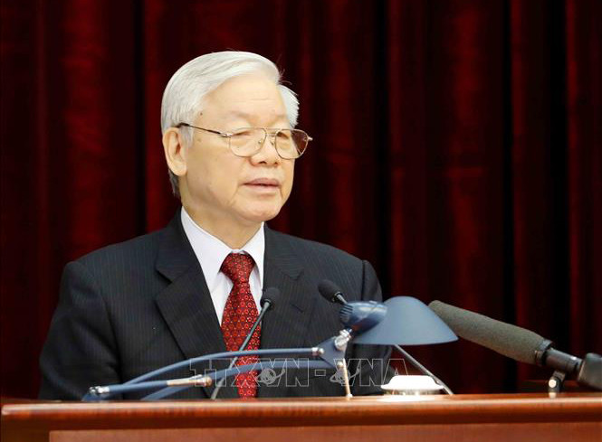 Tổng Bí thư, Chủ tịch nước Nguyễn Phú Trọng. Ảnh: Trí Dũng/TTXVN
