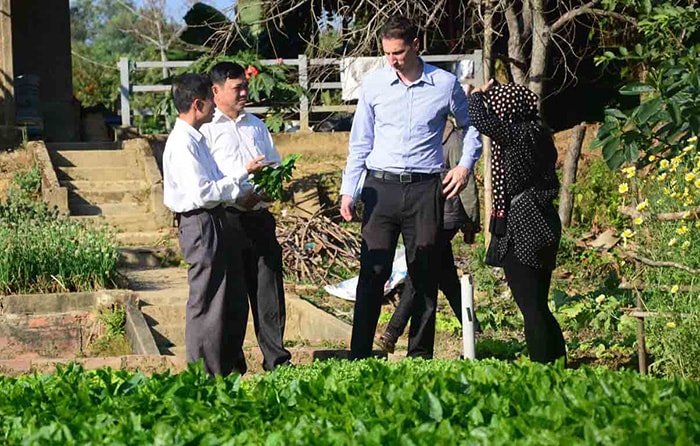 Hình thành chuỗi liên kết cho sản phẩm nông sản sạch, nhiều công ty kết hợp cùng với hợp tác xã, người trồng rau đầu tư sản xuất. (Mô hình sản xuất rau sạch của Công ty TNHH Safe Green trên địa bàn tỉnh Điện Biên). Mô hình sản xuất rau sạch của Công ty TNHH Safe Green trên địa bàn tỉnh Điện Biên