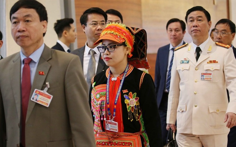 Đại biểu đến dự ngày làm việc thứ ba của Đại hội Đại biểu đến dự ngày làm việc thứ ba của Đại hội