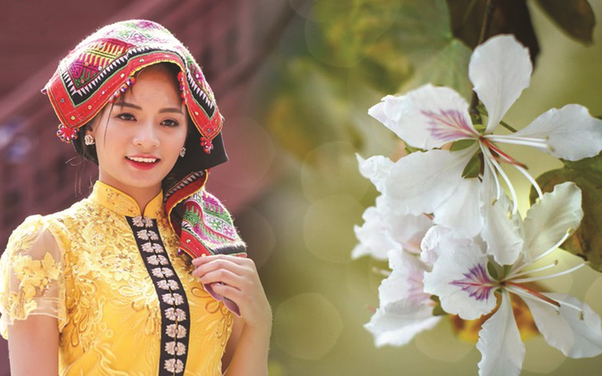 Những chiếc khăn Piêu sặc sỡ góp phần làm nên vẻ đẹp của phụ nữ Thái