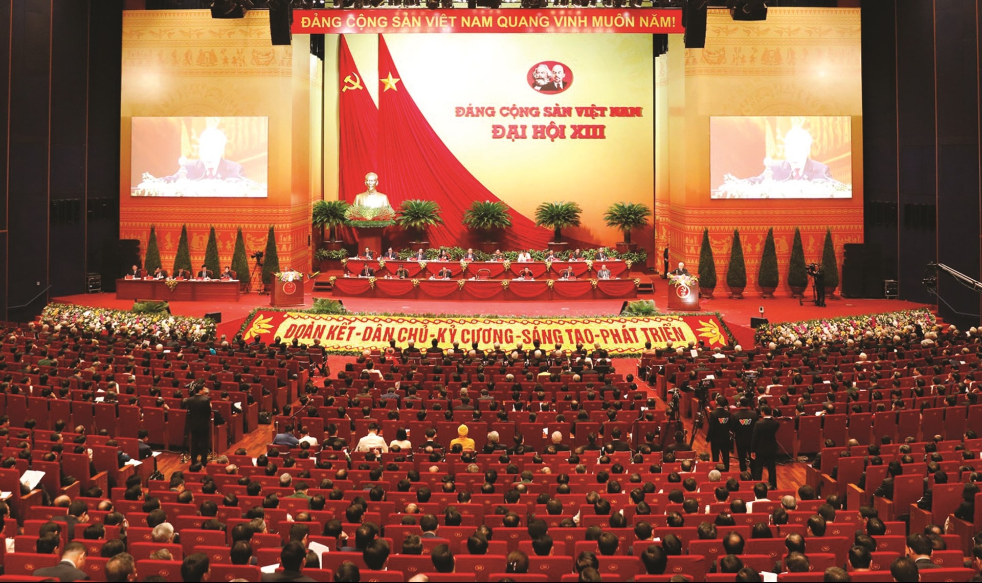 Toàn cảnh phiên khai mạc Đại hội. (Nguồn: TTXVN)