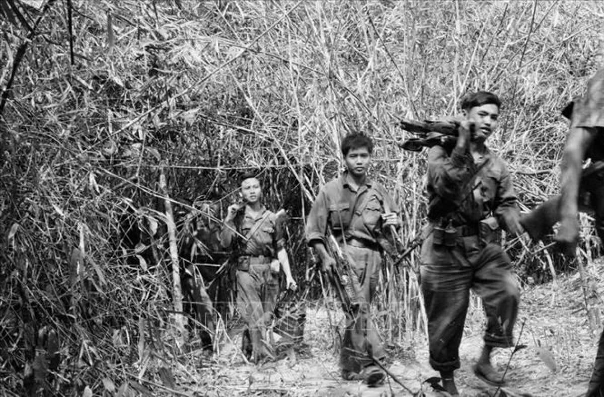 Tròn nửa thế kỉ đã trôi qua, song chiến thắng Đường 9 - Nam Lào 1971 sẽ còn được ghi nhớ mãi. Ảnh: TTXVN. 