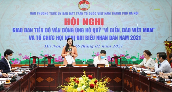 TP Hà Nội đẩy mạnh việc ủng hộ  Quỹ “Vì biển, đảo Việt Nam”.