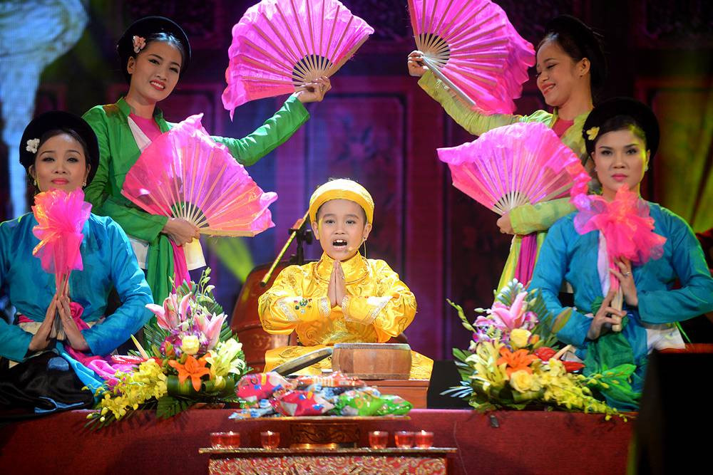 Hát Chầu văn – một loại hình ca nhạc cổ truyền độc đáo. Ảnh minh họa