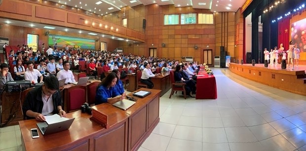  Quang cảnh Lễ phát động tại Trường Đại học Giao thông Vận tải