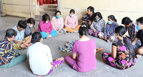 Các đối tượng cùng tang vật
