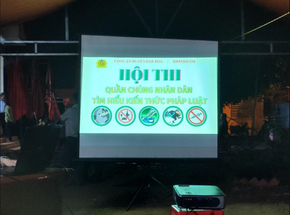 Công an huyện Đak Đoa tổ chức 