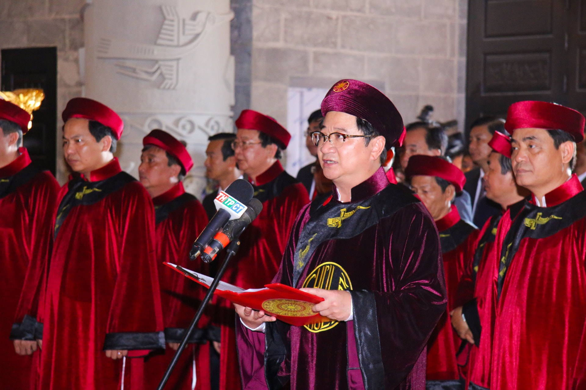Ông Trần Việt Trường, Chủ tịch UBND TP.Cần Thơ phát biểu tại buổi lễ Ông Trần Việt Trường, Chủ tịch UBND TP.Cần Thơ phát biểu tại buổi lễ