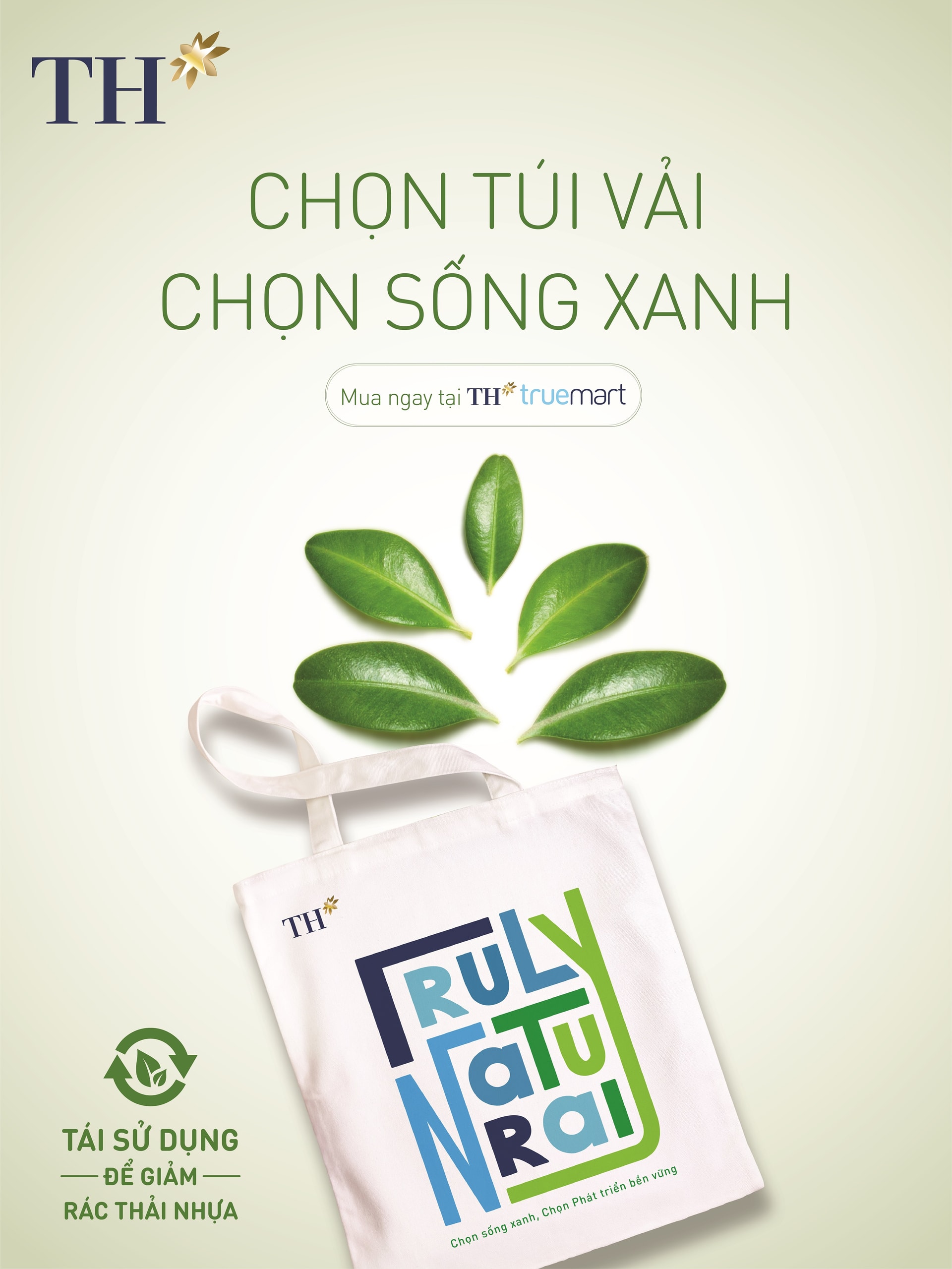 Túi vải canvas TH – Giải pháp xanh giảm thiểu rác thải nhựa dùng một lần