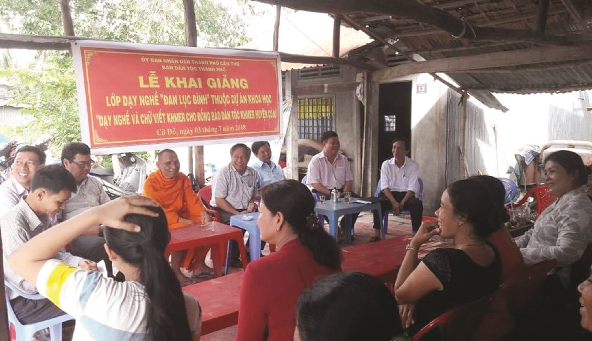 Dự án dạy nghề và tiếng Khmer của Ban Dân tộc TP. Cần Thơ  đã hỗ trợ hàng trăm hộ gia đình tham gia dự án có việc làm thường xuyên.