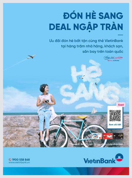 Đón hè sang, ưu đãi ngập tràn cùng thẻ VietinBank