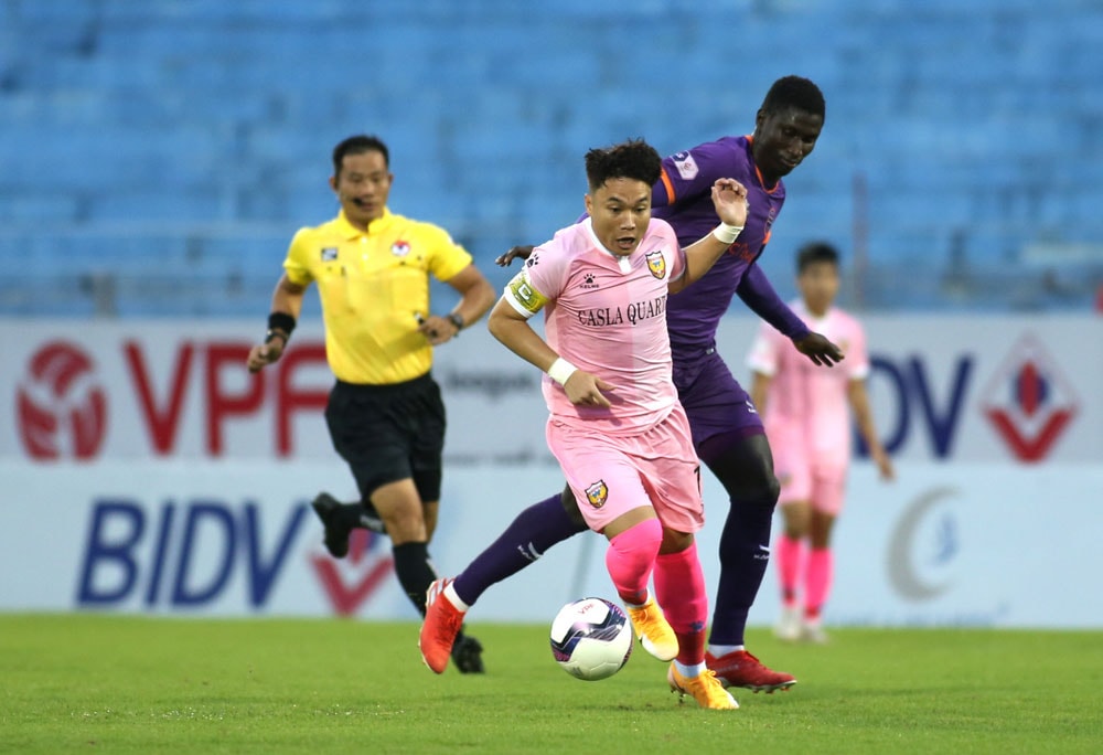 Lượt đi của LS V-League 2021 đã không thể kết thúc như kế hoạch đã định.Ảnh: VPF Lượt đi của LS V-League 2021 đã không thể kết thúc như kế hoạch đã định.Ảnh: VPF