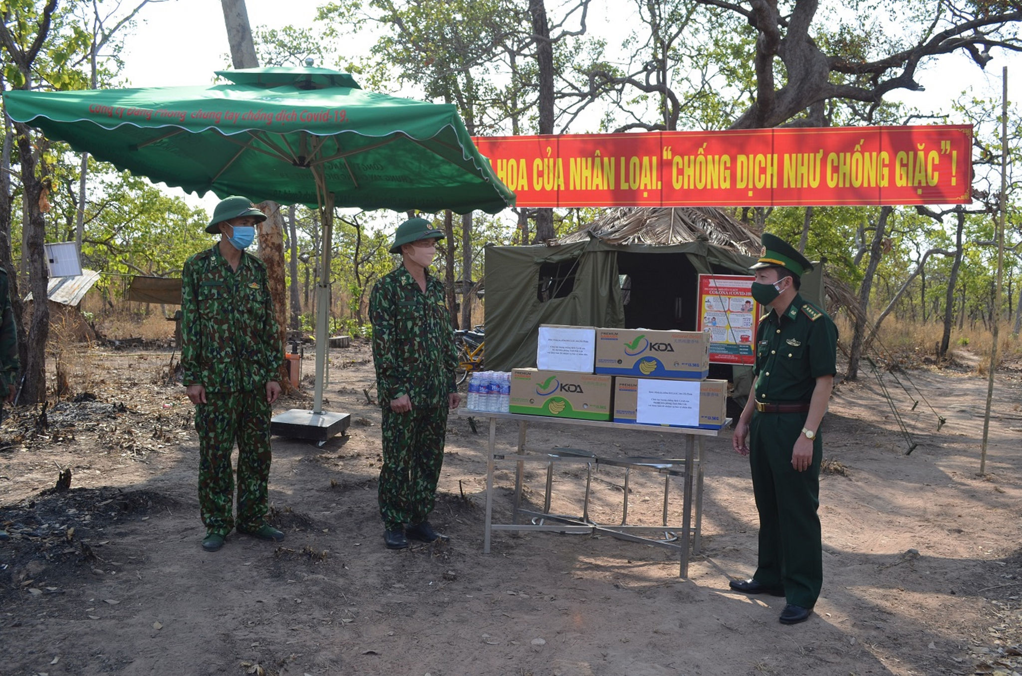 Chốt kiểm dịch ở biên giới
