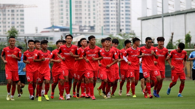 U22 Việt Nam hội quân hôm nay. ảnh VFF U22 Việt Nam hội quân hôm nay. ảnh VFF