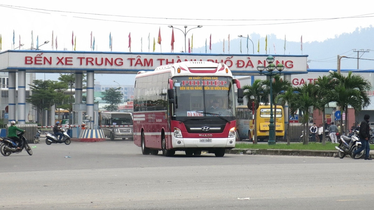 Bến xe Trung tâm thành phố Đà Nẵng (ảnh chụp trước ngày 27/4/2021). (Ảnh TL)