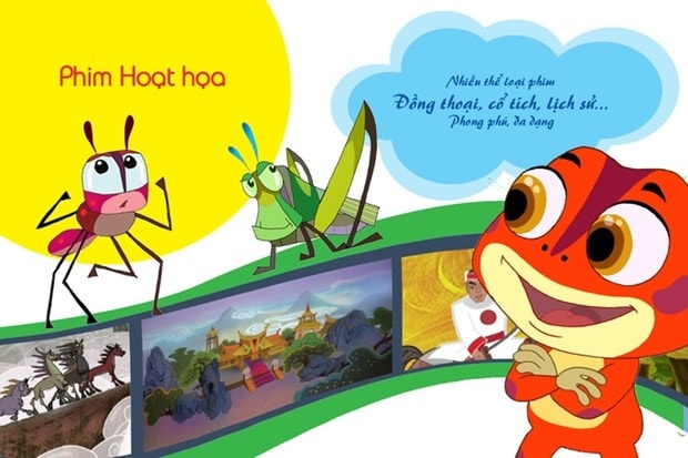 Một số nhân vật trong các phim hoạt họa của Hãng phim Hoạt hình Việt Nam. Ảnh: nld.com.vn