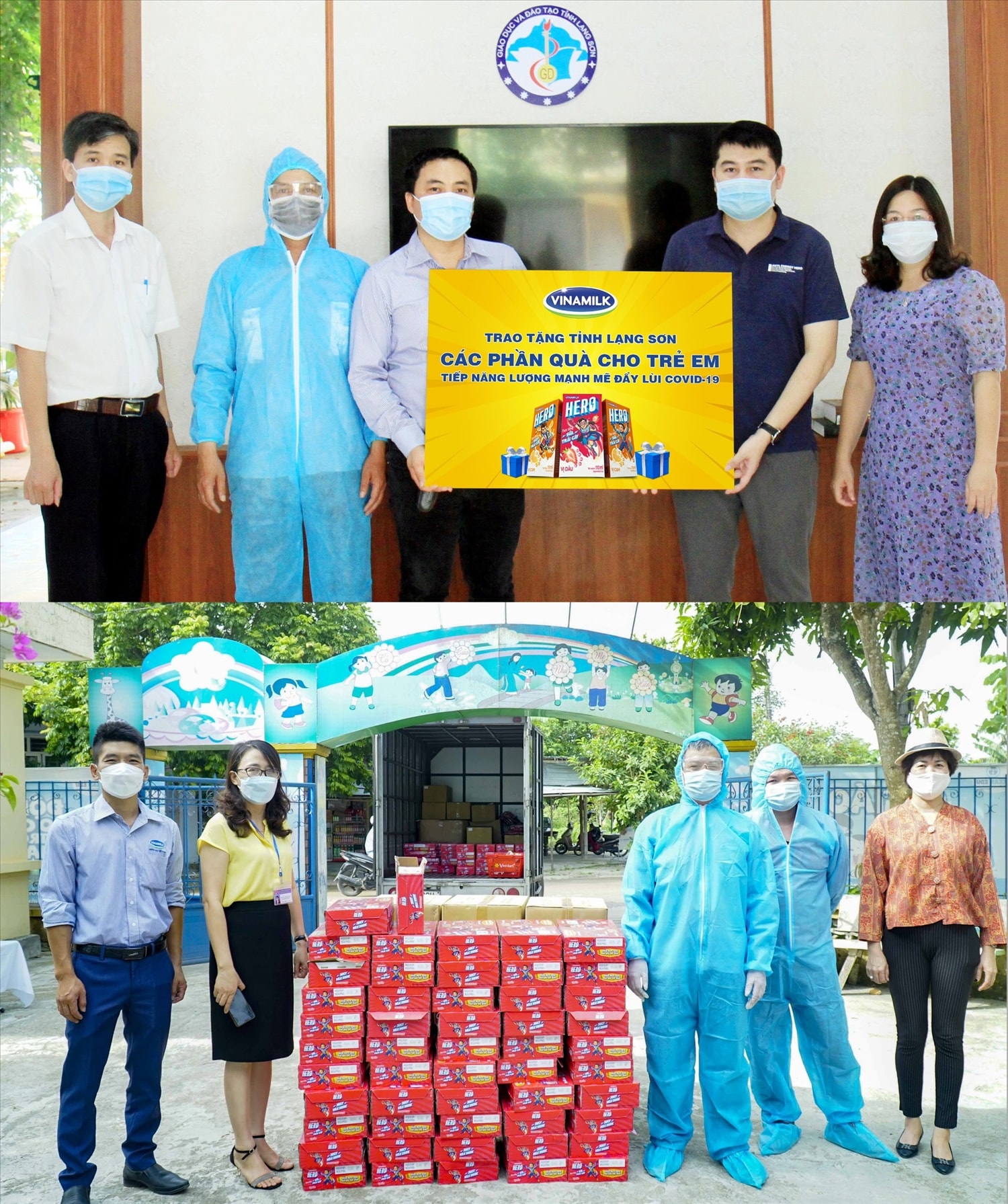 Vinamilk dành tặng 3000 phần quà 1/6 đến với các em nhỏ tại 7 tỉnh đang cách ly tập trung vì dịch bệnh 