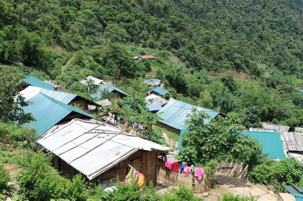 Các bản vùng cao xã Mù Sang vẫn luôn thiếu nước sinh hoạt. Ảnh: Nguyễn Oanh-TTXVN