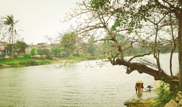Dòng sông thơ mộng, đoạn qua làng An Xá, xã Lộc Thủy, huyện Lệ Thủy  