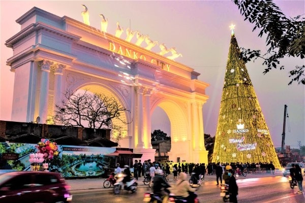 Cổng chào The Light - biểu tượng mới của Thái Nguyên.