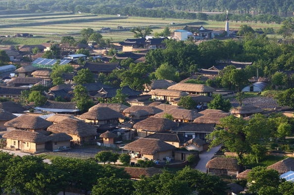 Một góc làng cổ Hahoe