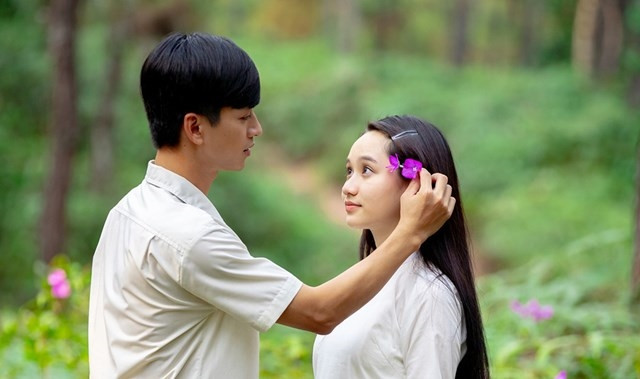 Cảnh trong phim “Mắt biếc”