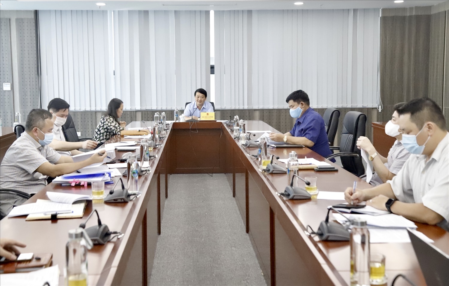 Bộ trưởng, Chủ nhiệm Hầu A Lềnh chủ trì cuộc họp Bộ trưởng, Chủ nhiệm Hầu A Lềnh chủ trì cuộc họp
