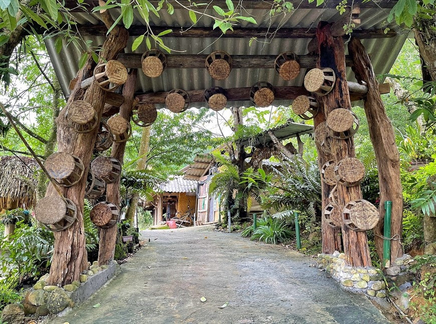 Những ngày này, COVID-19 đã khiến quang cảnh các homestay ở Sin Suối Hồ vắng vẻ, đìu hiu do không có khách du lịch. (Ảnh: Xuân Mai/Vietnam+)
