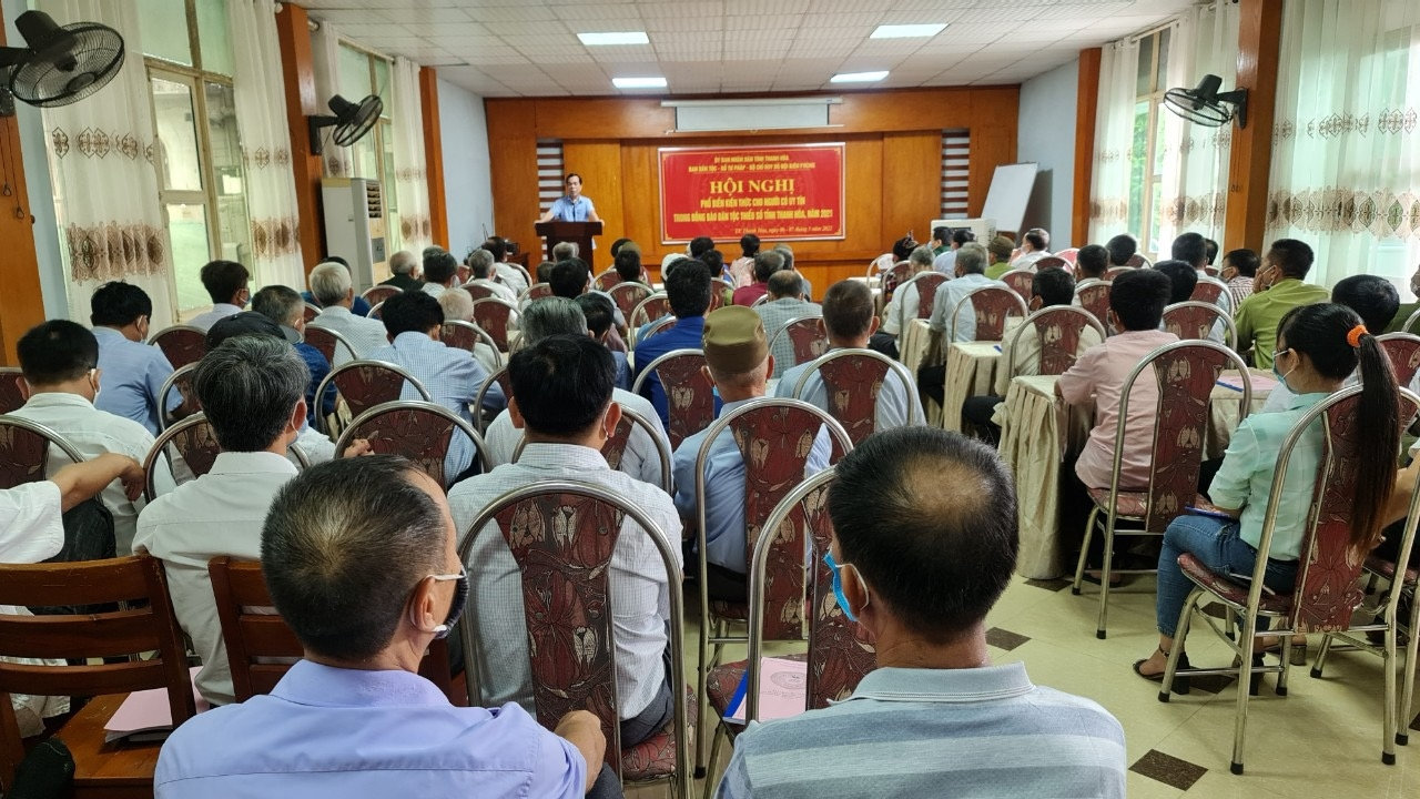 Một Hội nghị phổ biến kiến thức pháp luật cho Người có uy tín trong đồng bào DTTS năm 2021