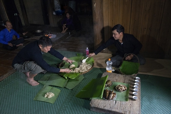 Lễ cúng cơm mới sau khi thu hoạch lúa là một nét đẹp văn hóa của đồng bào La Chí